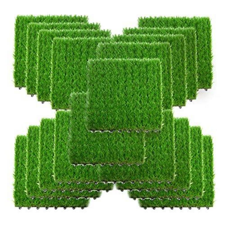 18 JXGZYY 12"X12" GRASS TILES