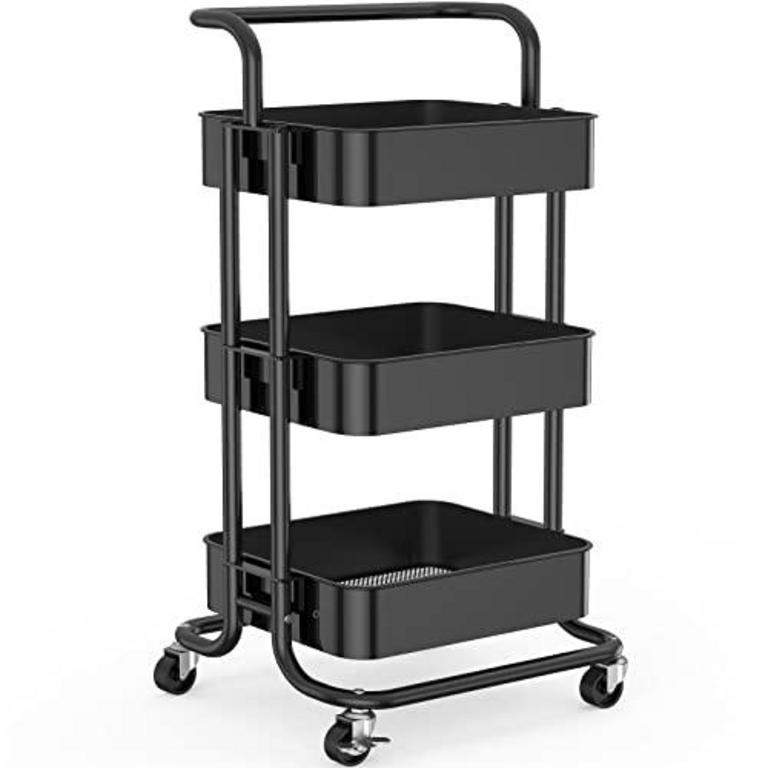 PIPISHELL 3-TIER UTILITY CART