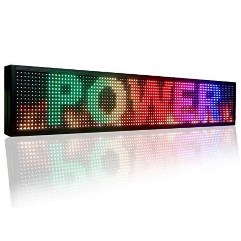 SHENZEN 39'' X 8''  LED SIGN