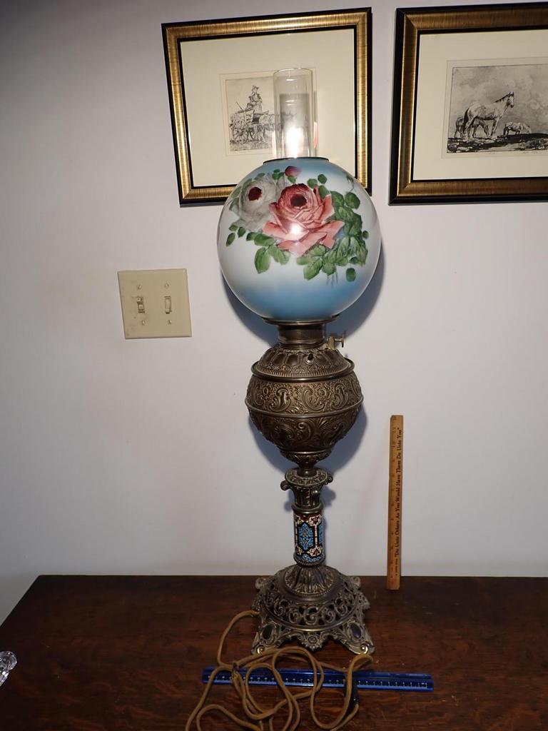 Auction Ohio | B&H Oil Lamp Converted