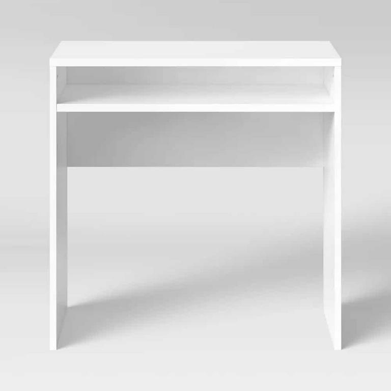 R.E. COMPACT WHITE DESK 