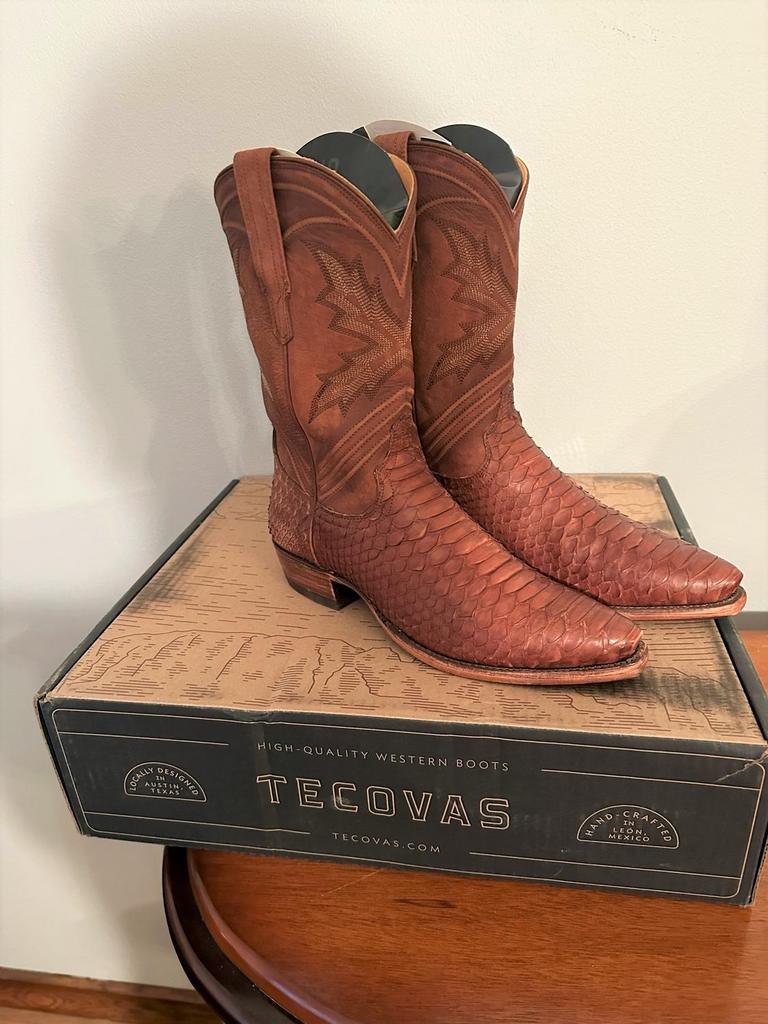 Tecovas 2024 python boots