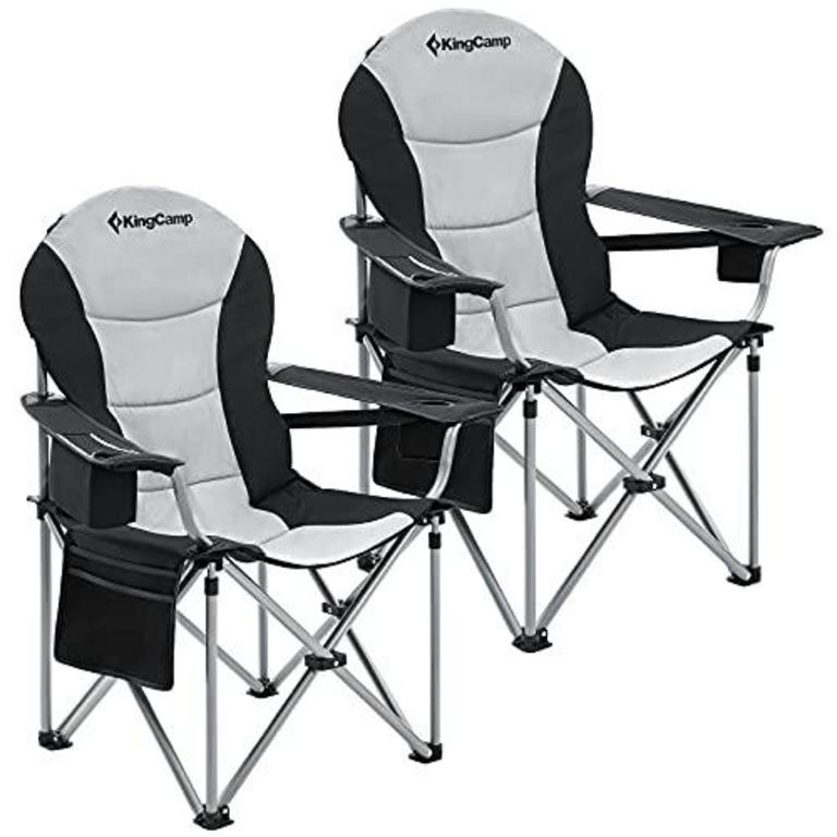 2 KINGCAMP CAMPING CHAIRS
