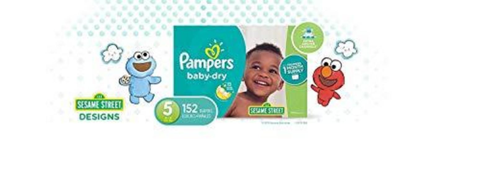 164 PAMPERS SZ-5  DIAPERS