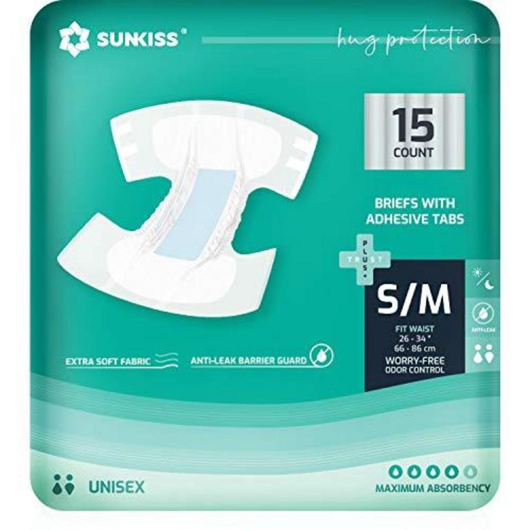 60 SUNKISS S/M ADULT DIAPERS