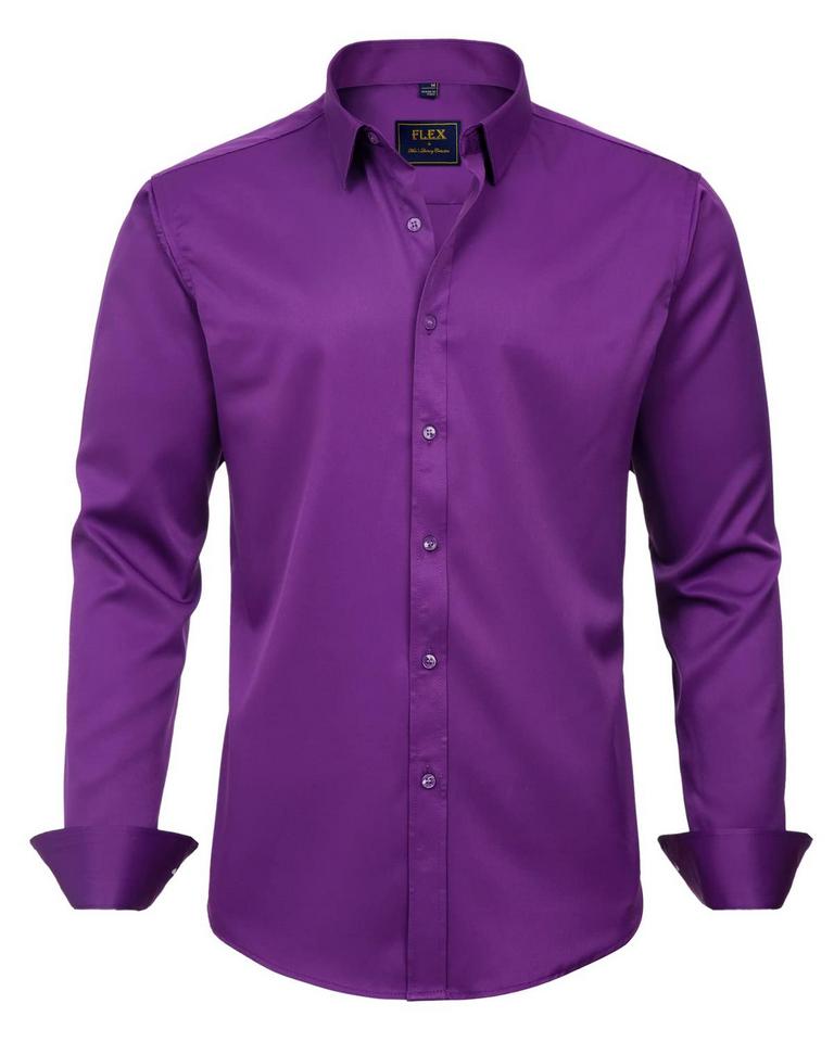 J.VER M PURPLE FORMAL SHIRT