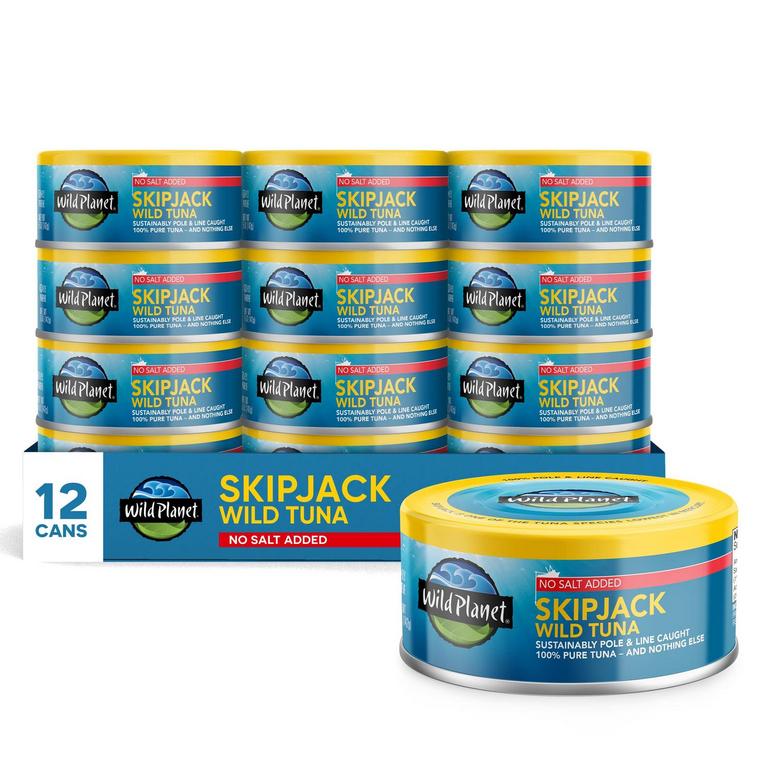 12PK WILD PLANET TUNA NO SALT