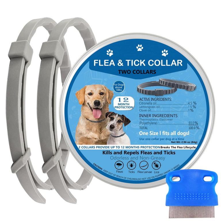 Zipperbuy 2 DOG FLEA COLLARS