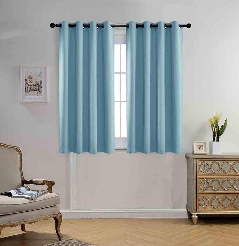 MIUCO BLACKOUT CURTAINS 2PK 52"X63"