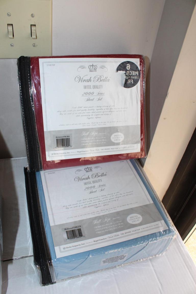 Auction Ohio Virah Bella Full Sheet Sets