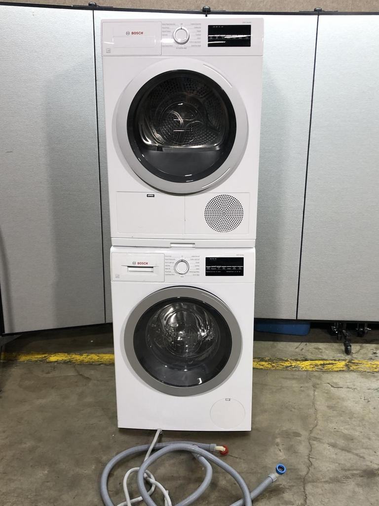 Auction Ohio Bosch Stacking Washer/Dryer