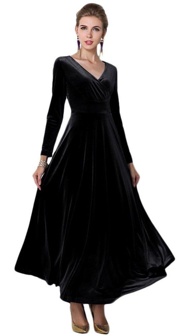 EXCHIC VELVET DRESS XL