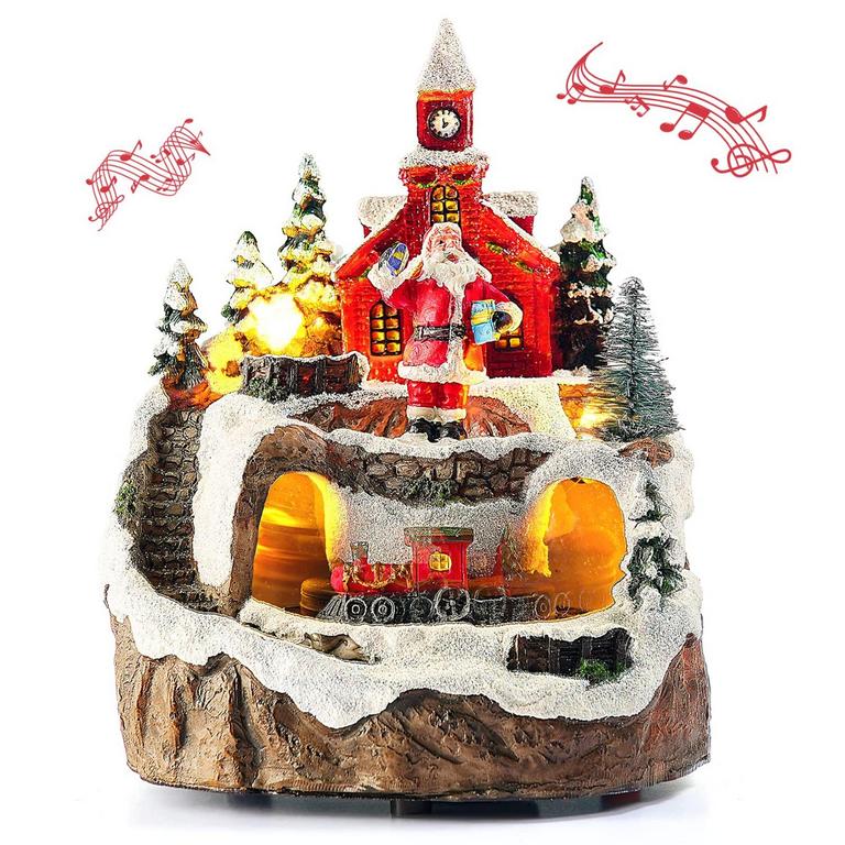 COSYOO XMAS HOUSE W/ TRAINS