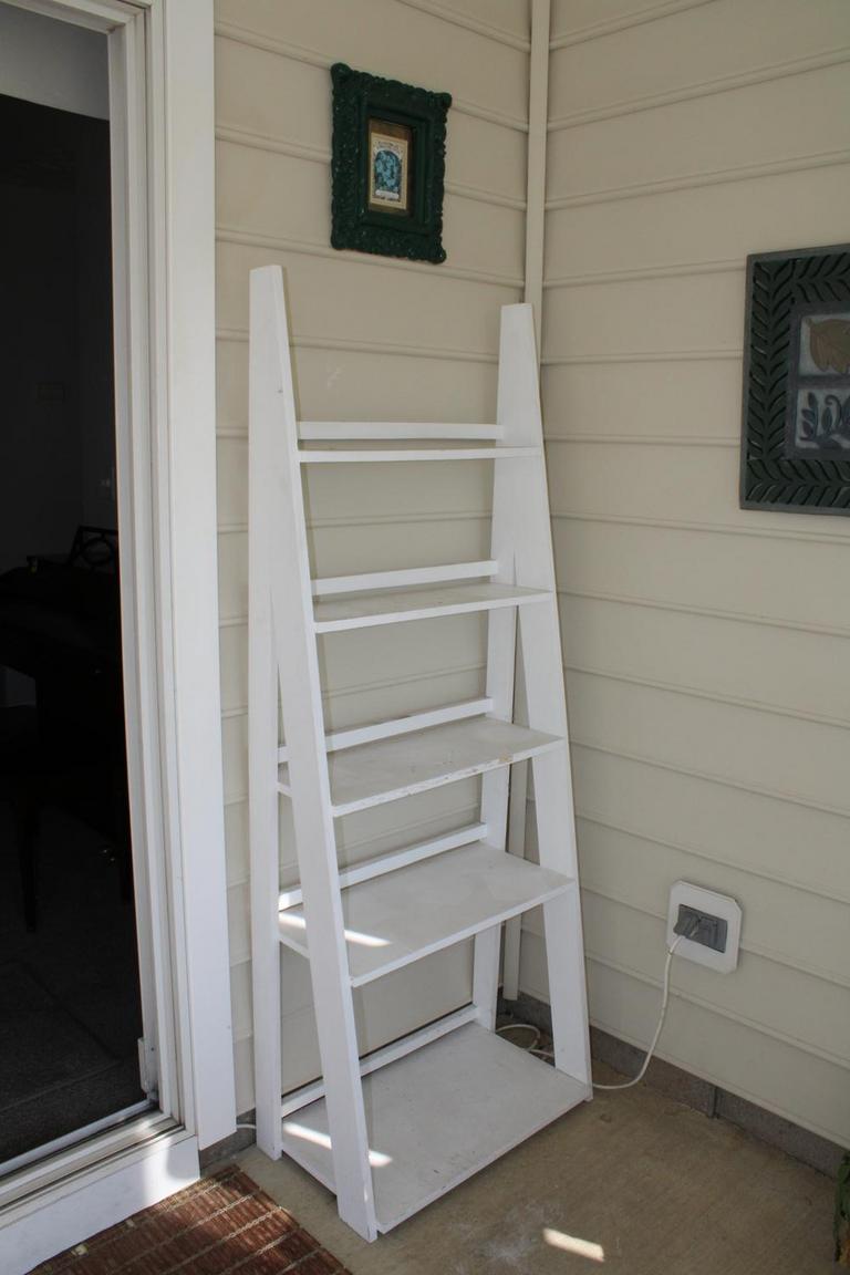 Auction Ohio Ladder Étagère, Print & Plant