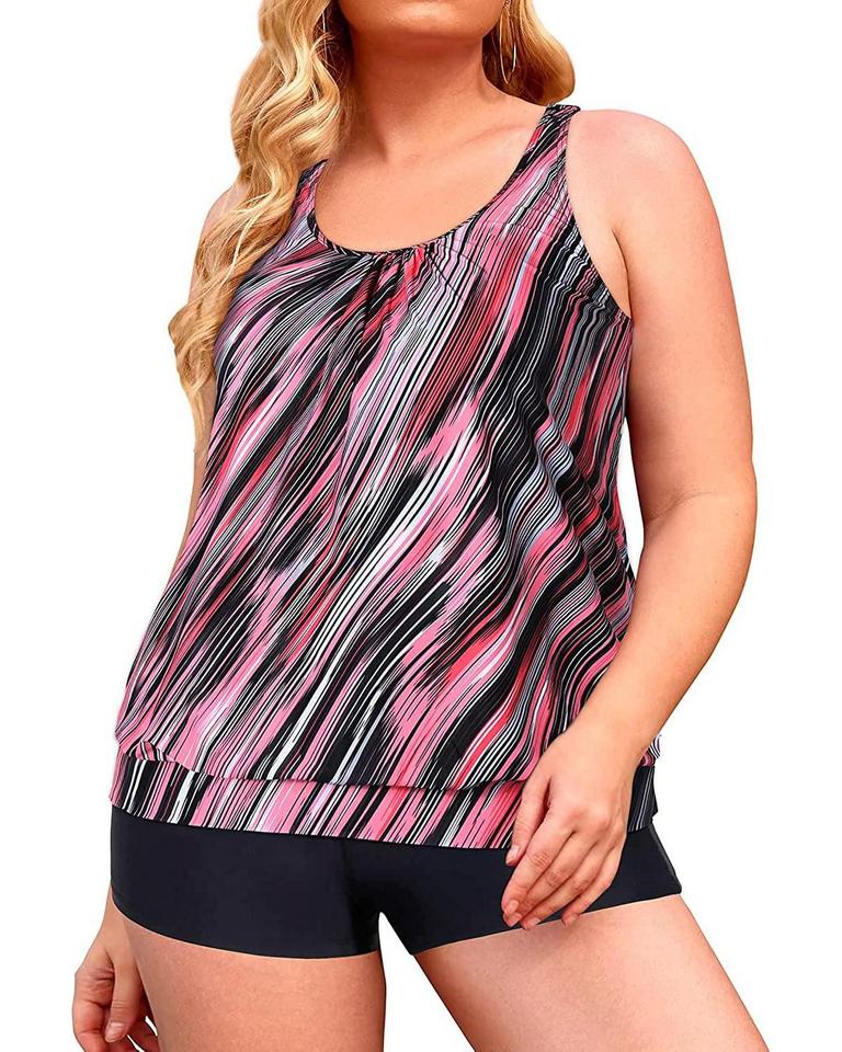 YONIQUE 26 PLUS TANKINI SET