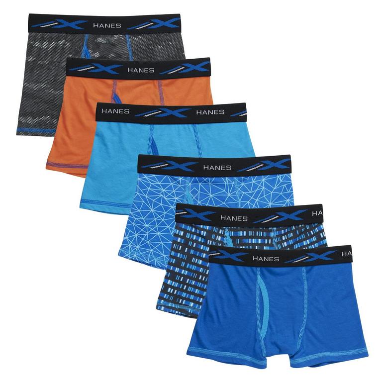 HANES BOYS BOXER BRIEFS L