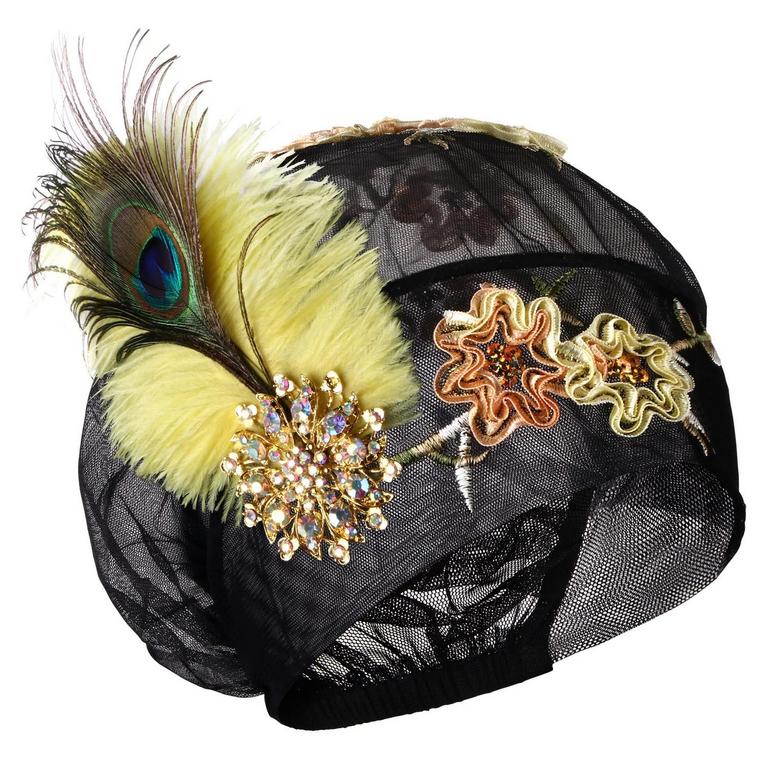 VIJIV FEATHER HAT WOMEN