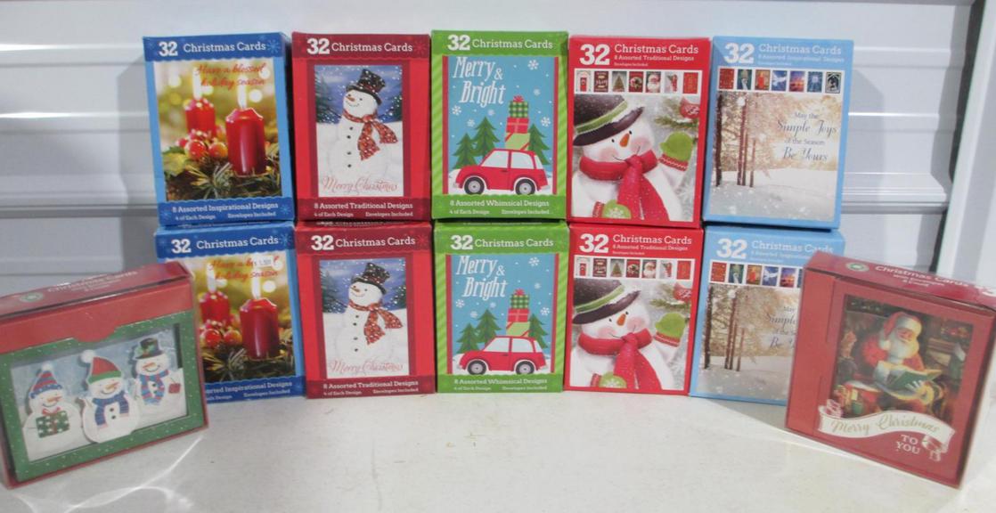 Auction Ohio (12) Boxes of Christmas Cards
