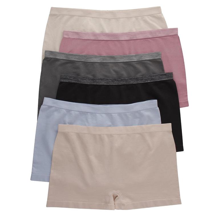 HANES WOMEN'S 6PK BOYSHORT