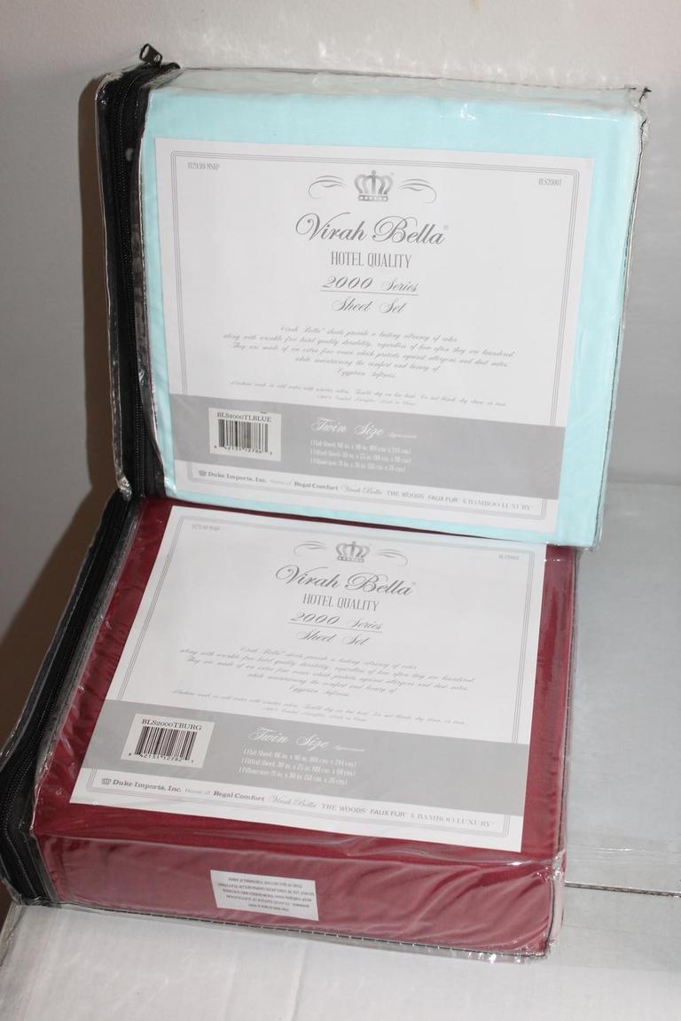 Auction Ohio Virah Bella Twin Sheet Sets