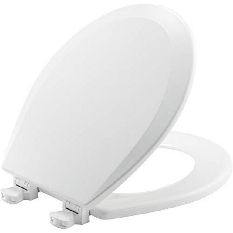Zipperbuy WHITE ROUND TOILET SEAT