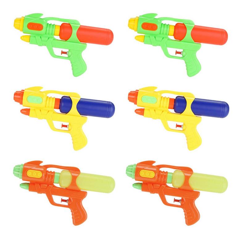 SIX 9" WATER GUNS