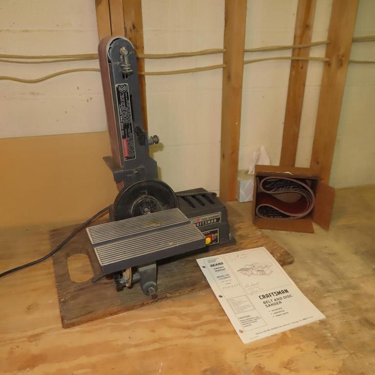 Auction Ohio Sears Craftsman Belt Sander