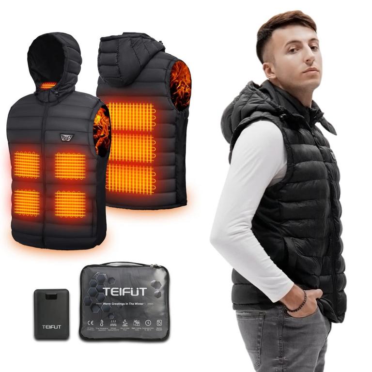 TEIFUT HEATED VEST M BLACK