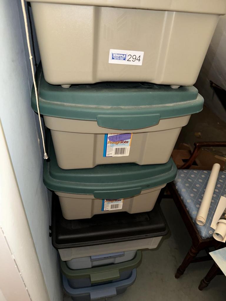 Auction Ohio Plastic Totes