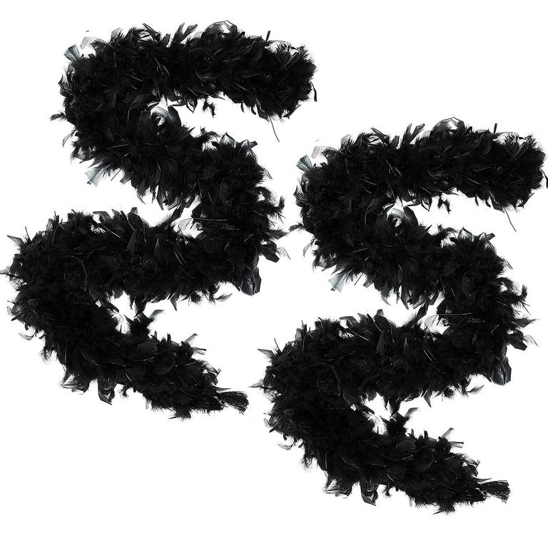 2 FEATHER BOAS