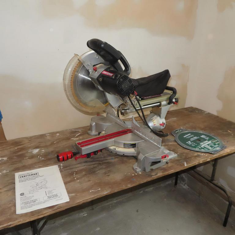 Craftsman 12 sliding compound deals miter saw