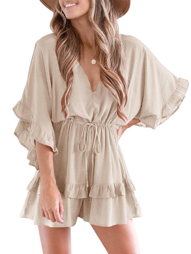 VALPHSIO RUFFLE ROMPER XL
