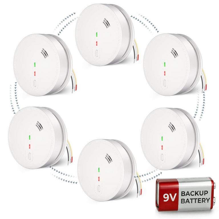 SITERWELL SMOKE DETECTOR 6PK