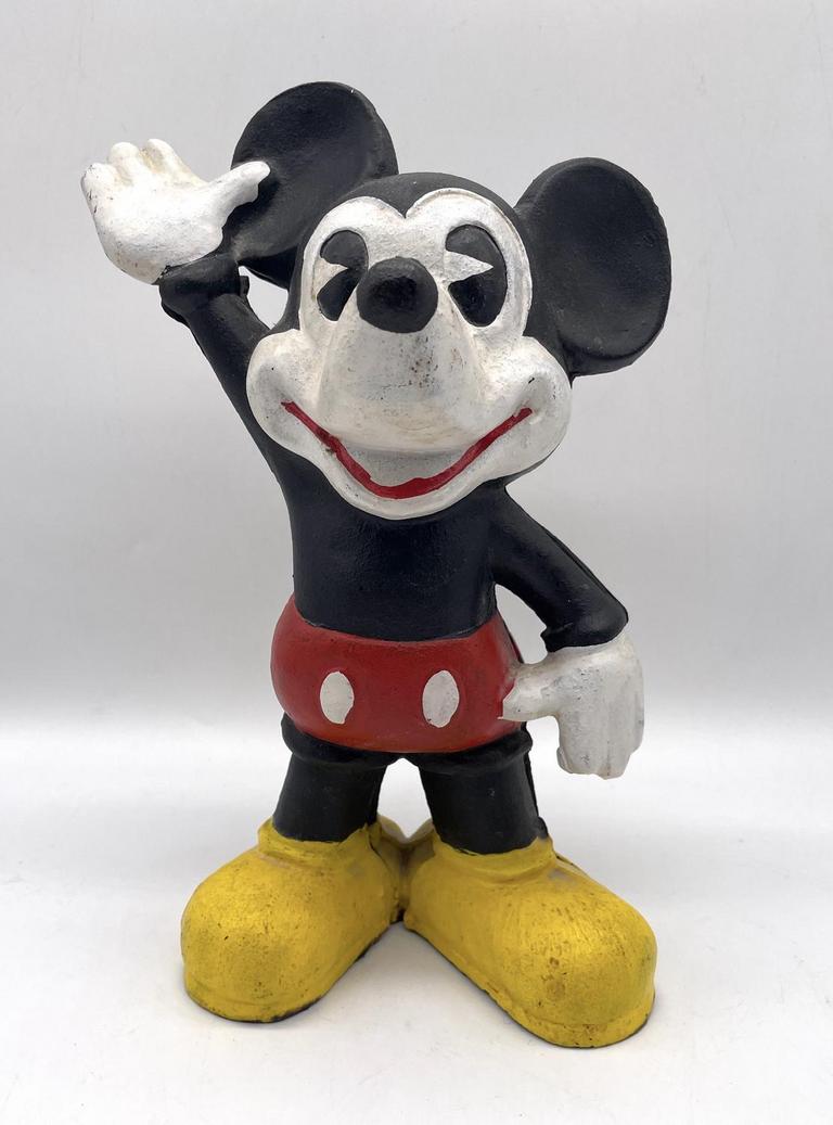 Auction Ohio Cast Iron Mickey Bank