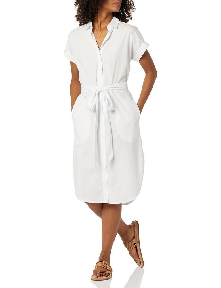 ESSENTIALS SHIRT DRESS MED 