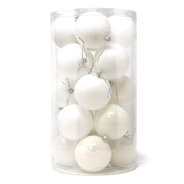 20PK XMAS ORNAMENT BALLS