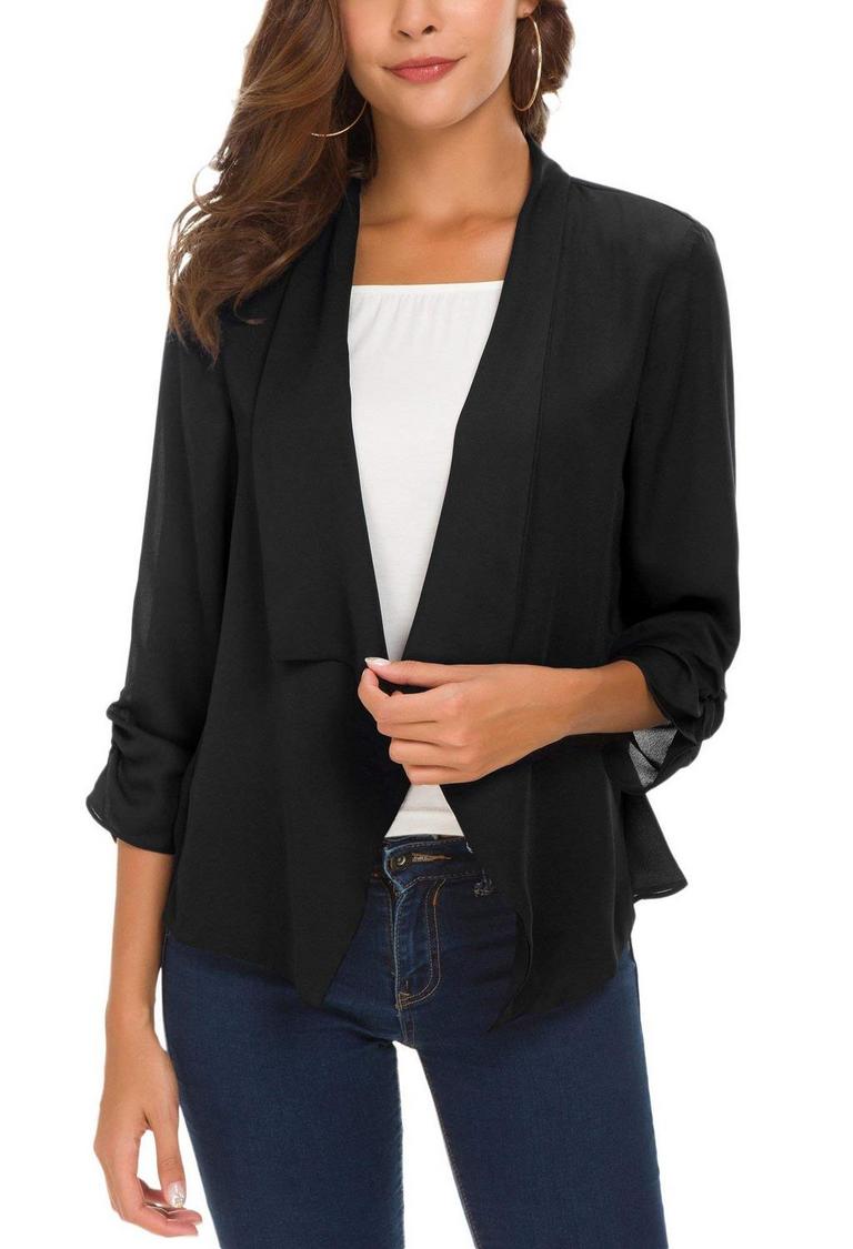 CHIFFON BLAZER WOMEN