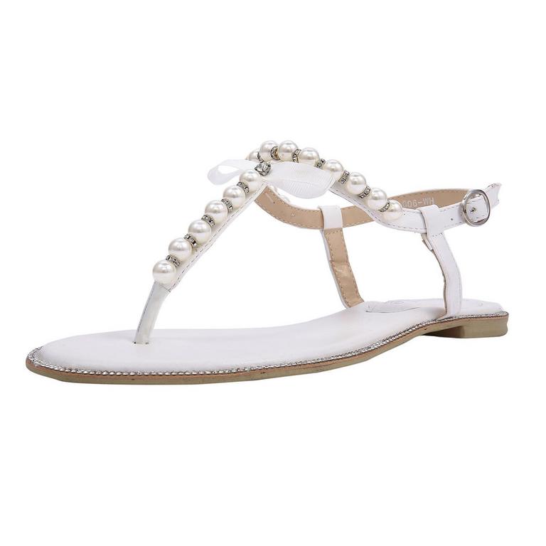 RHINESTONE PEARL SANDALS