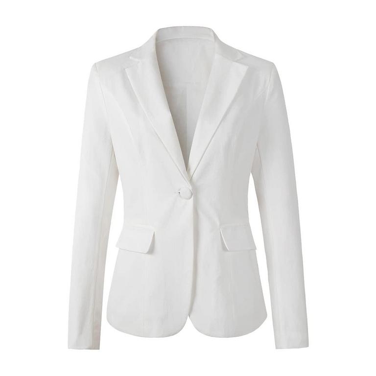 ONE BUTTON BLAZER W XS