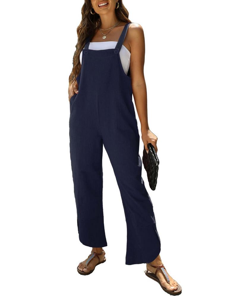 PUWEI LINEN OVERALLS S