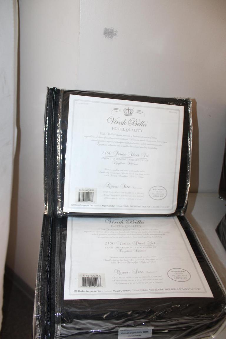 Auction Ohio Virah Bella Queen Sheet Sets