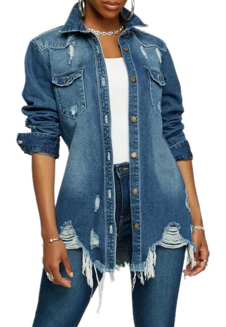 LAIYIVIC DENIM JACKET WOMEN