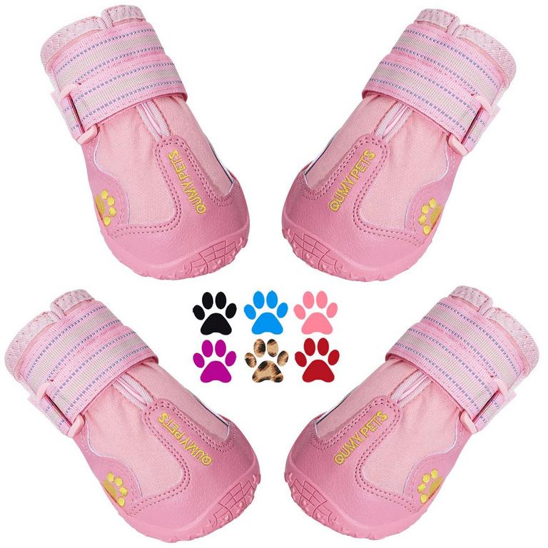 QUMY DOG BOOTS PINK 3