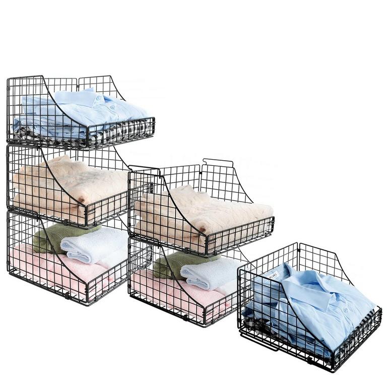 3 STACKABLE STORAGE BINS