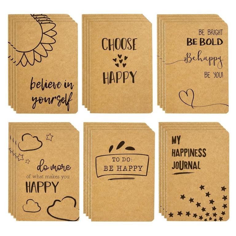 HAPPINESS-THEME JOURNAL 24PK