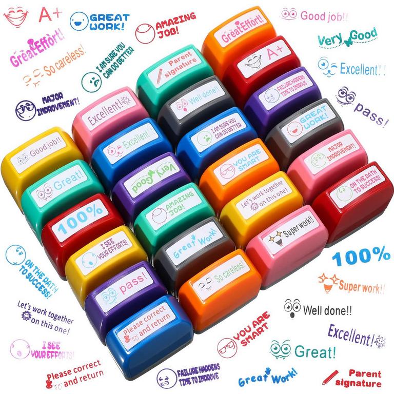 20-PCS TEACHER STAMPS