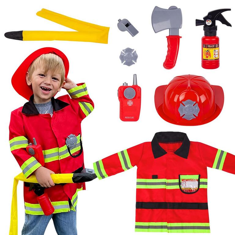 KIDS FIREMAN COSTUME