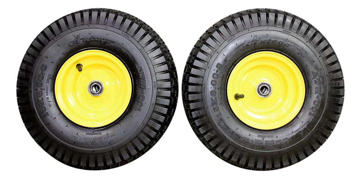 ANTEGO 15X6.00-6 TIRE ASSEMBLY SET OF 2