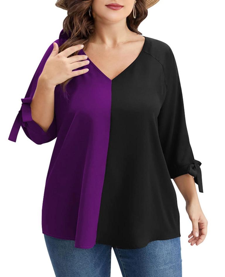 AMCLOS 3XL COLORBLOCK TUNIC