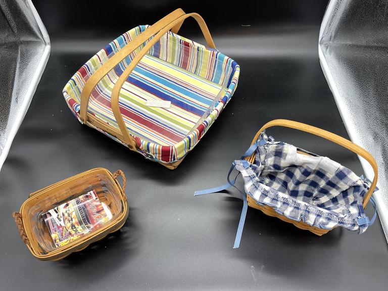 Auction Ohio Signed Longaberger baskets